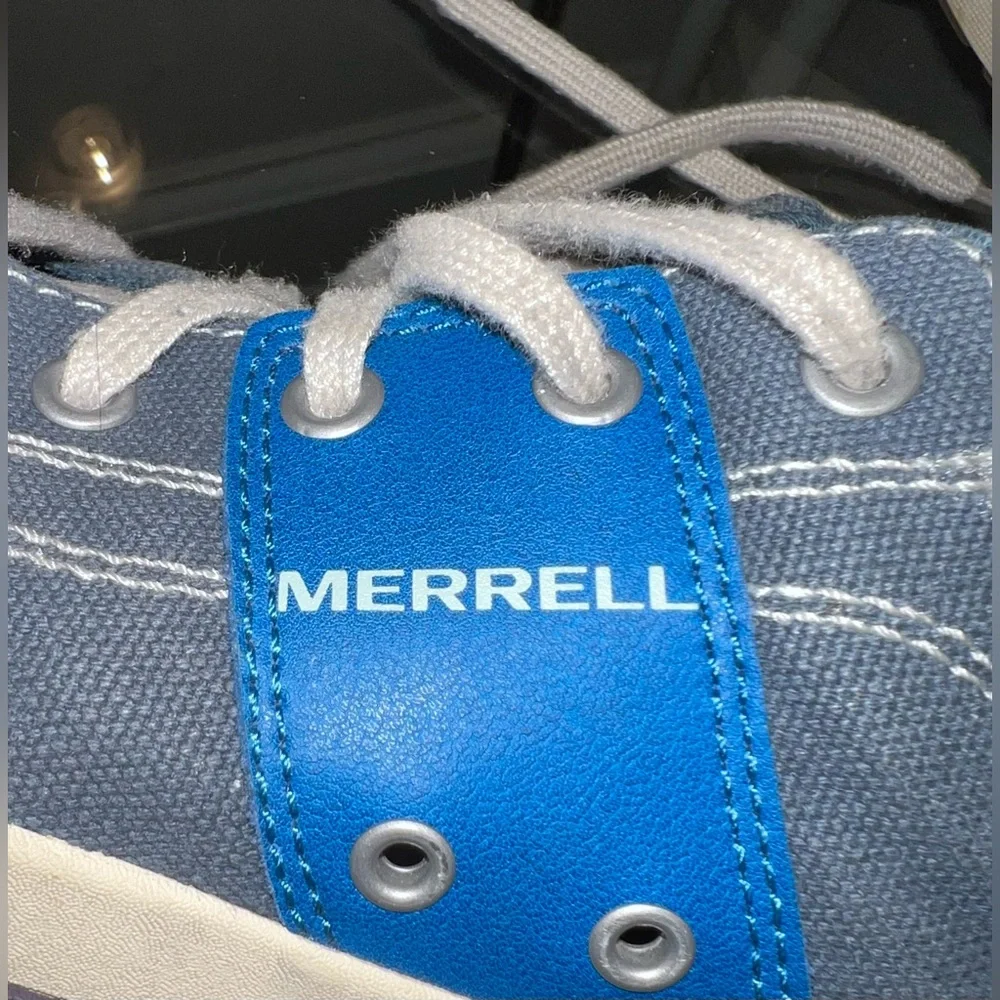 Merrell Rant Canvas Sneakers | Seaport Blue | Men’s 7 / EUR 40 - Picture 12 of 14